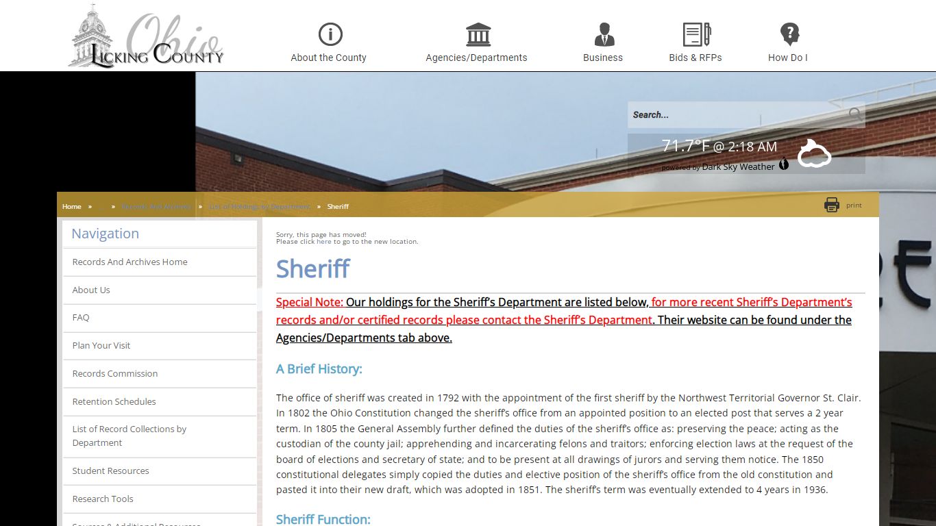 Licking County - Sheriff